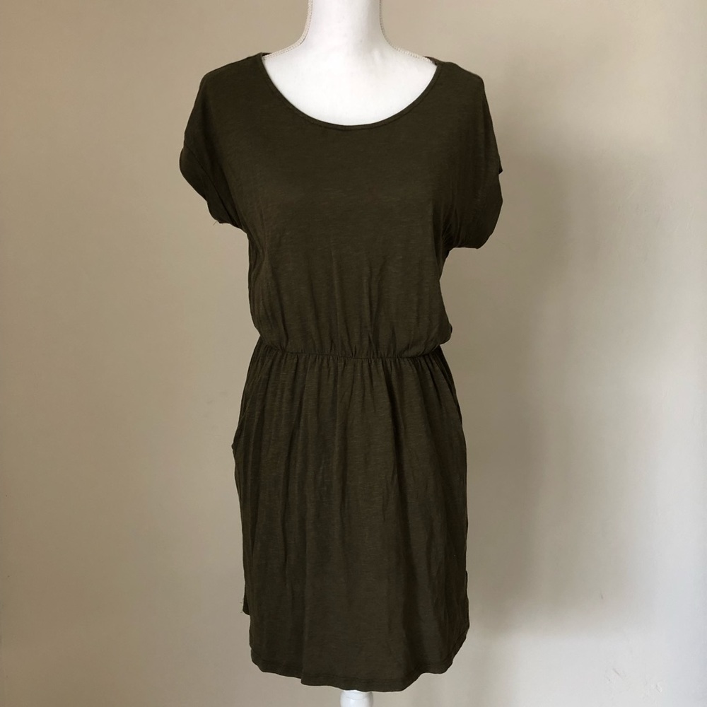 H&M Basic Olive Dress